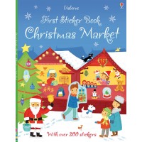 Usborne - First Sticker Book Christmas Market 